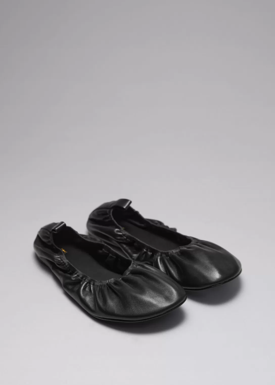 & Other Stories Ballerines En Cuir Froncé Store