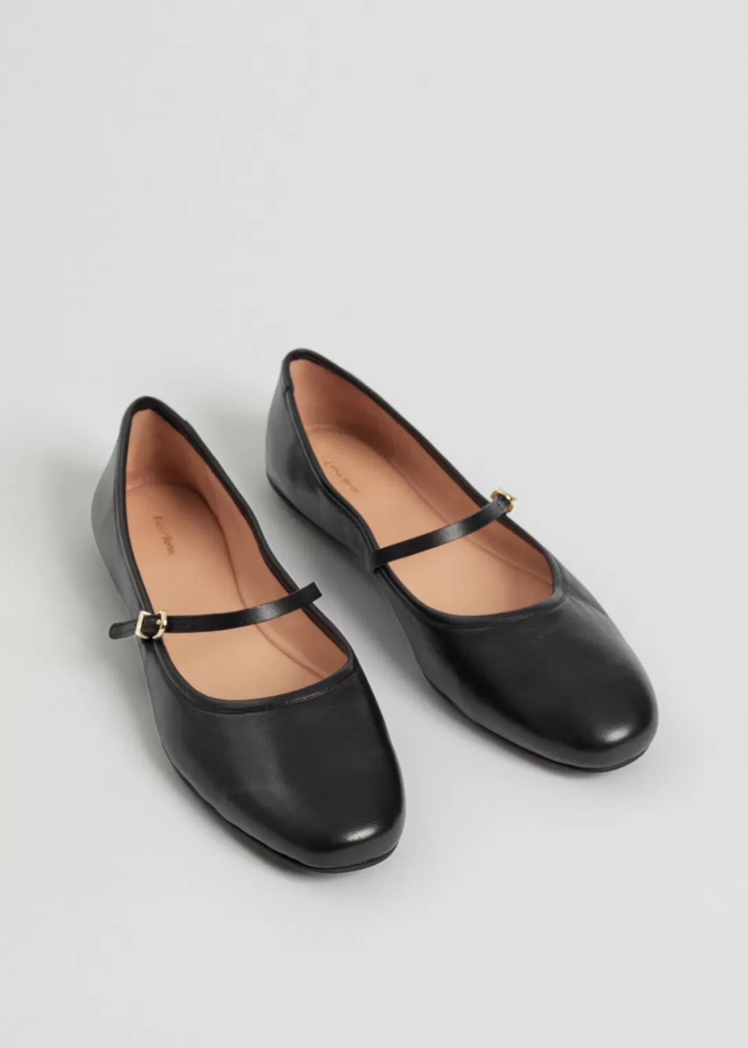 & Other Stories Ballerines Mary Jane En Cuir Sale