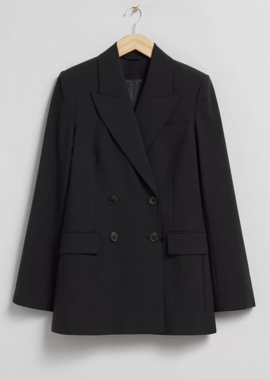 & Other Stories Blazer Habillé Noir Clearance