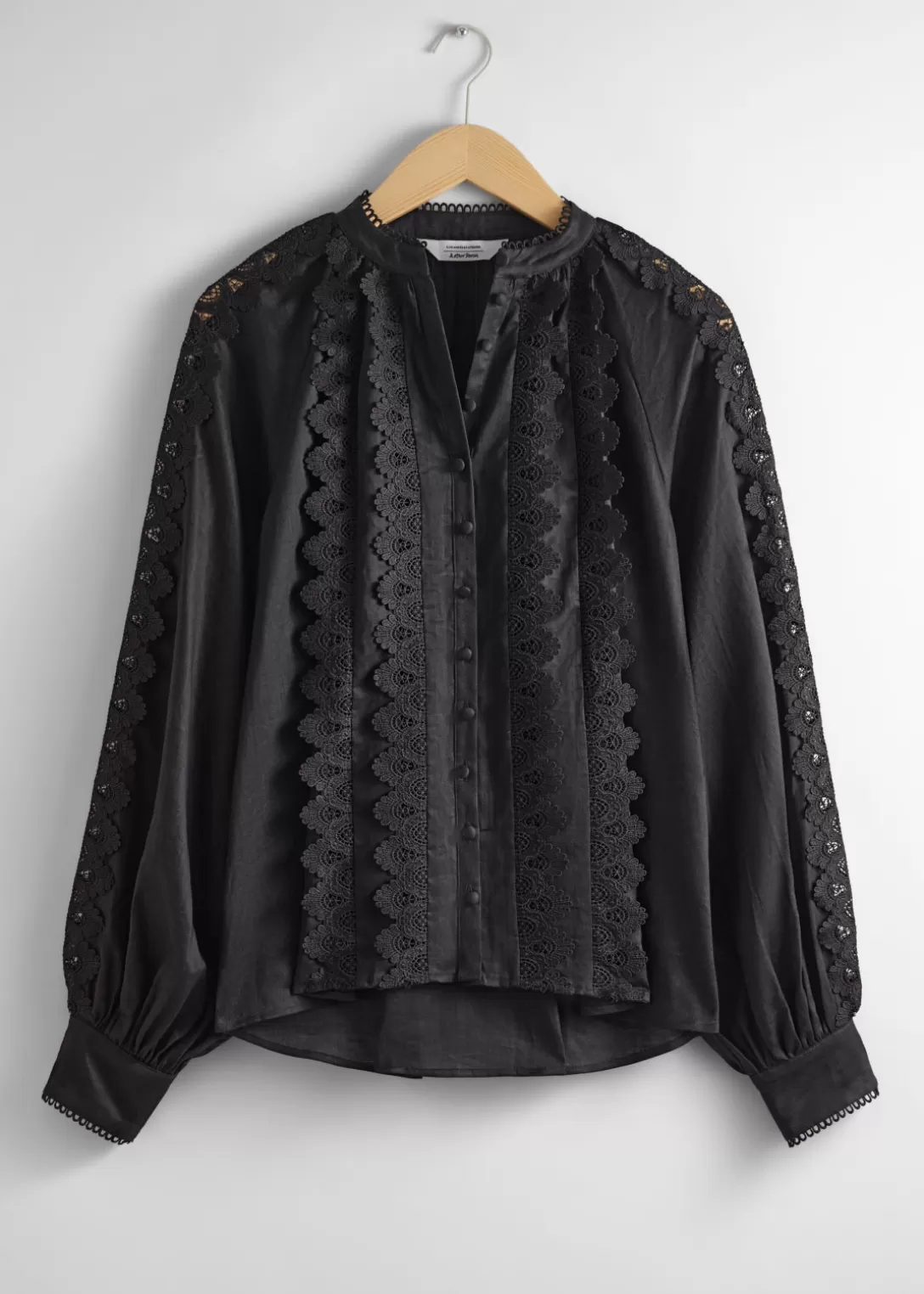 & Other Stories Blouse En Dentelle Festonnée Flash Sale