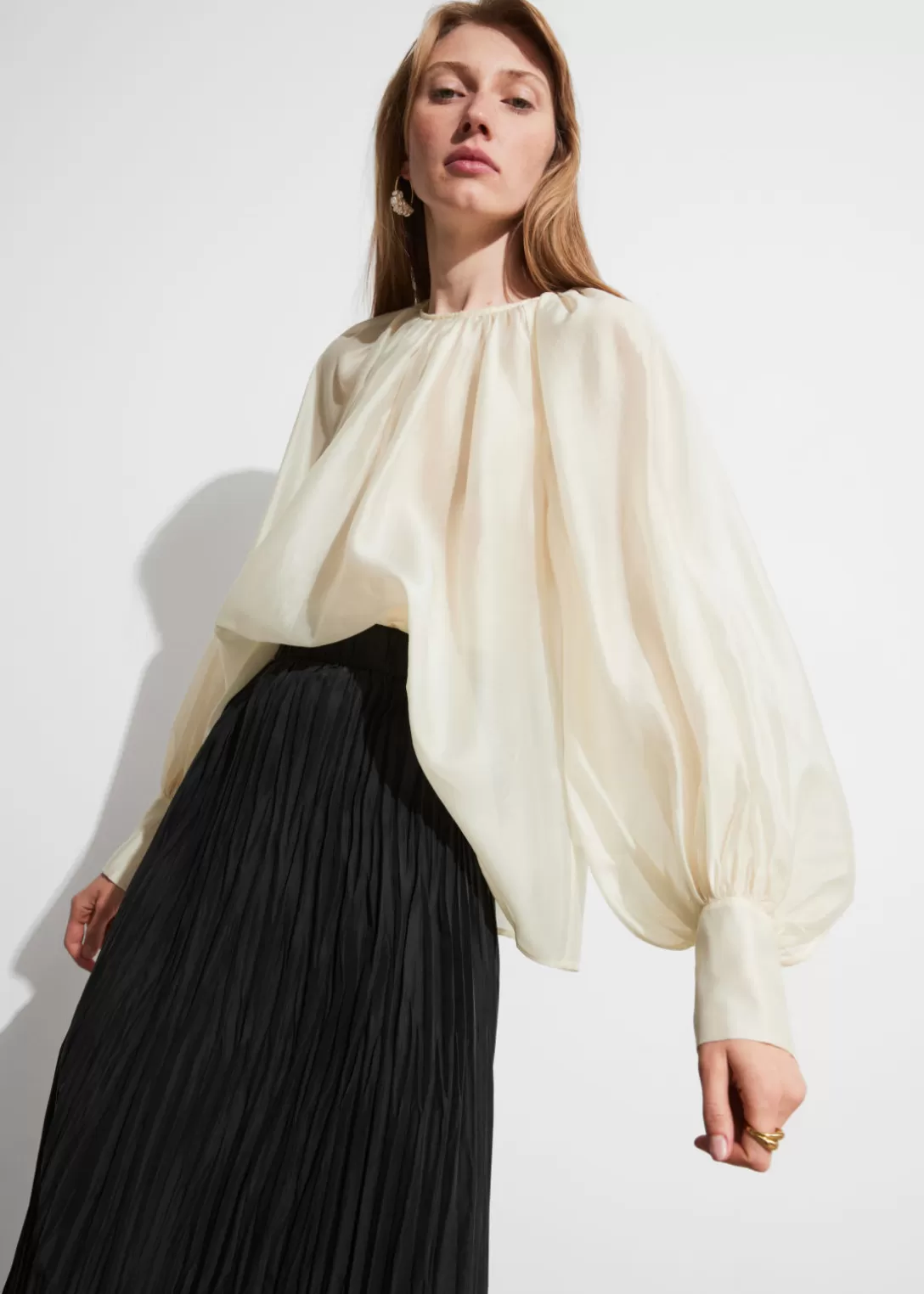 & Other Stories Blouse Transparente Clearance