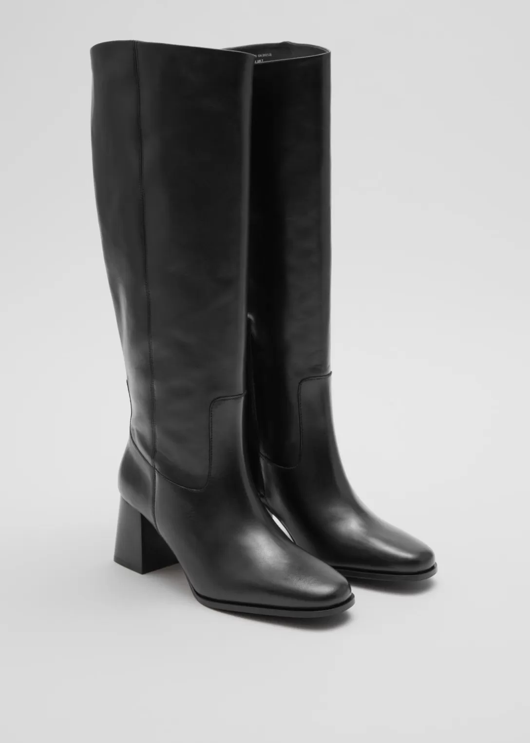 & Other Stories Bottes Hauteur Genou En Cuir Hot