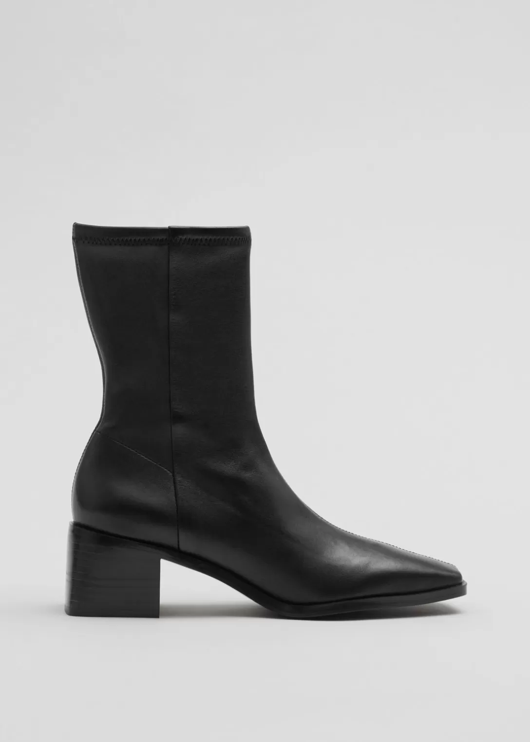 & Other Stories Bottines-chaussettes En Cuir Cheap