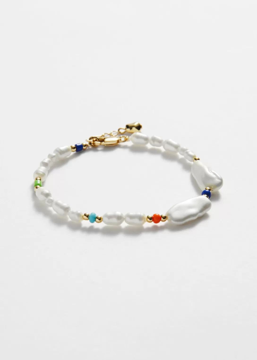 & Other Stories Bracelet En Perles Et Perles Fantaisie Ivoire Flash Sale