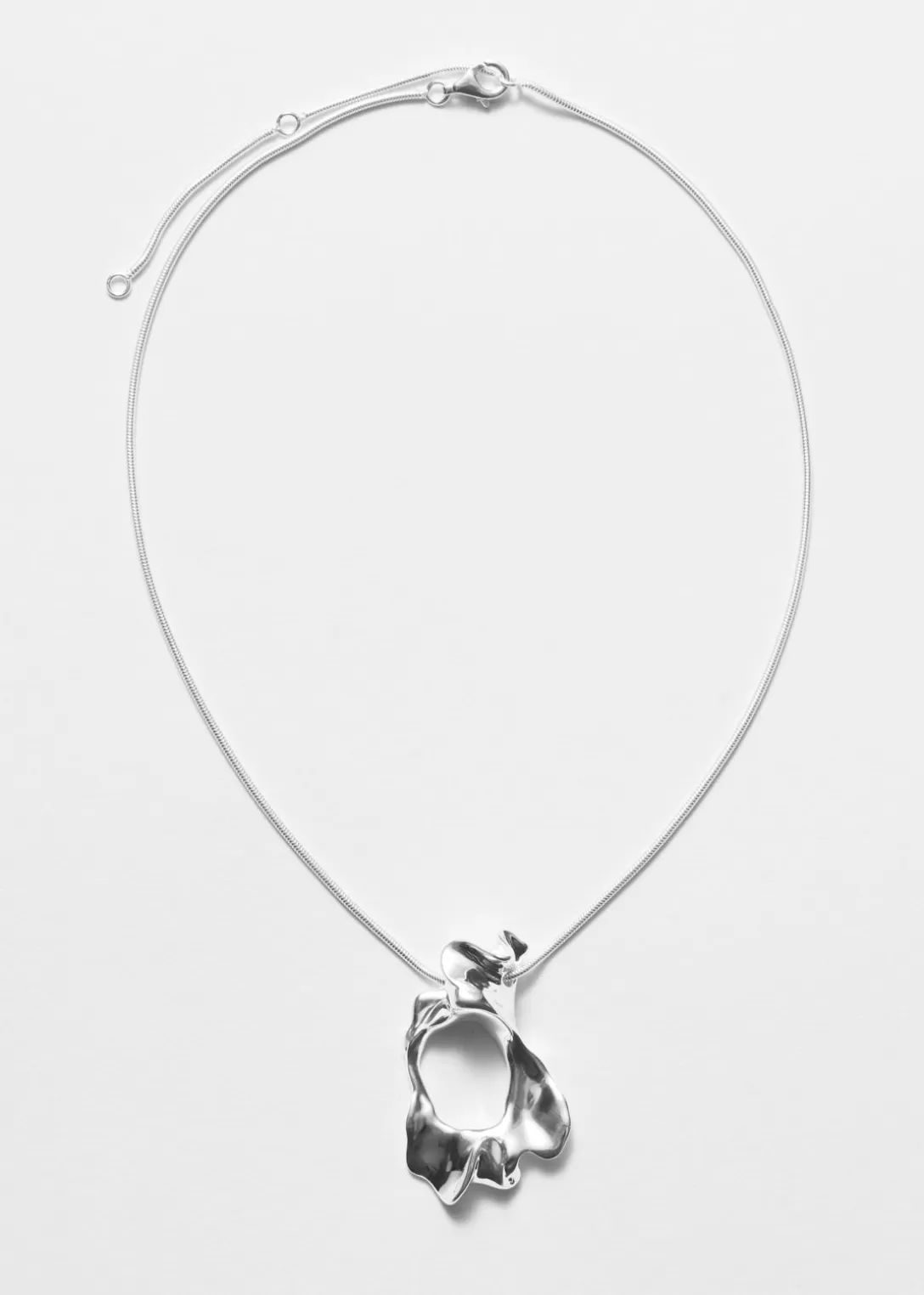 & Other Stories Collier Argenté De Forme Organique Silver Fashion