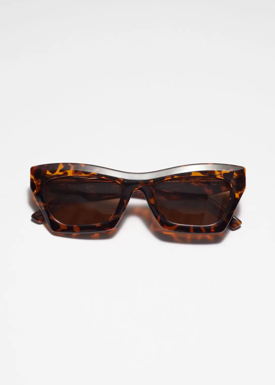 & Other Stories Lunettes De Soleil œil De Chat Classiques Marron Sale