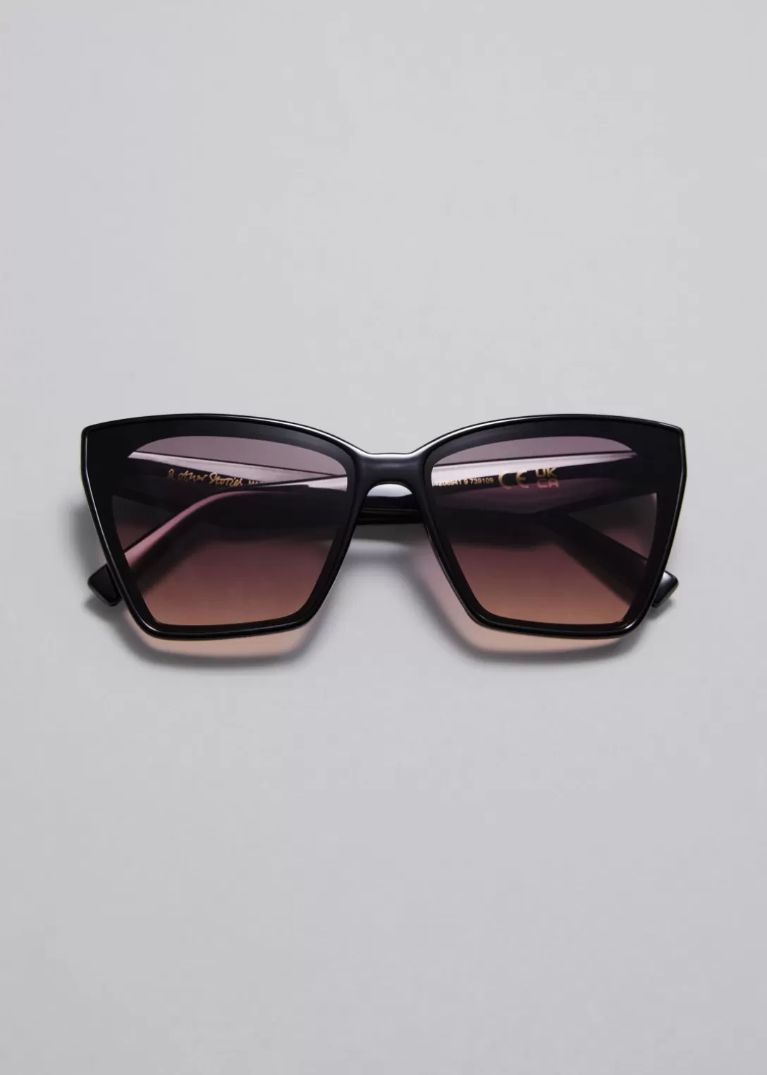 & Other Stories Lunettes De Soleil Yeux De Chat Oversize Shop