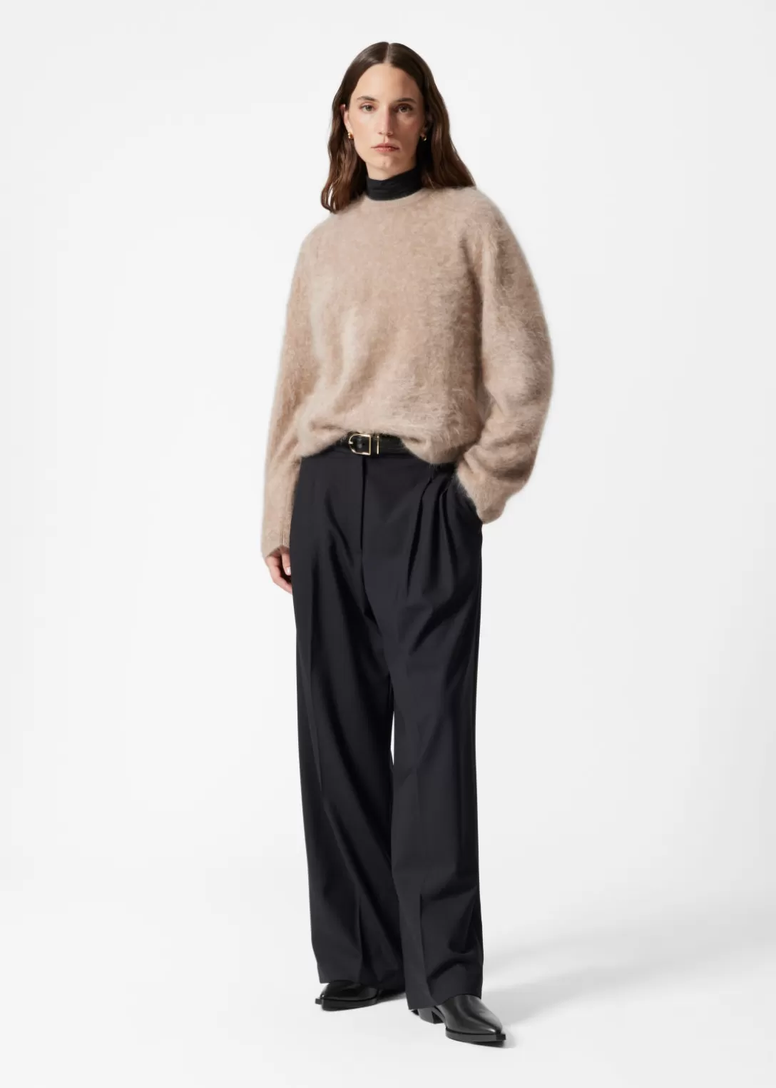 & Other Stories Pantalon Habillé En Laine Cheap