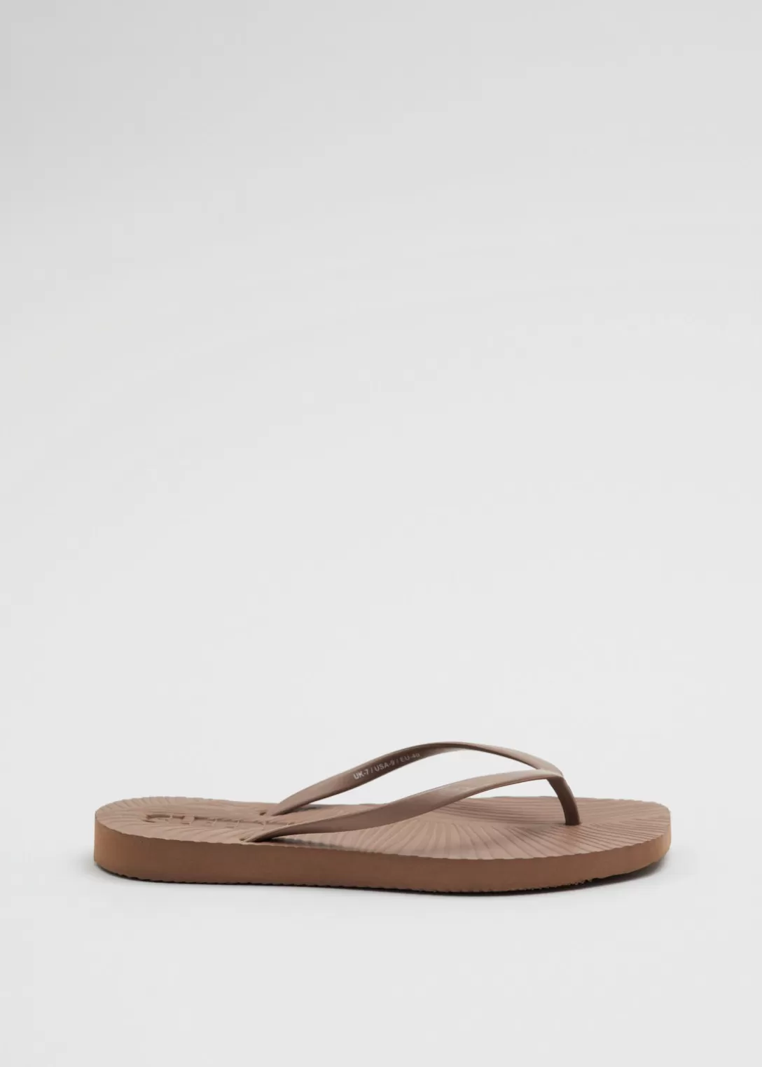 & Other Stories Tongs Tapered De Sleepers Nougat Flash Sale