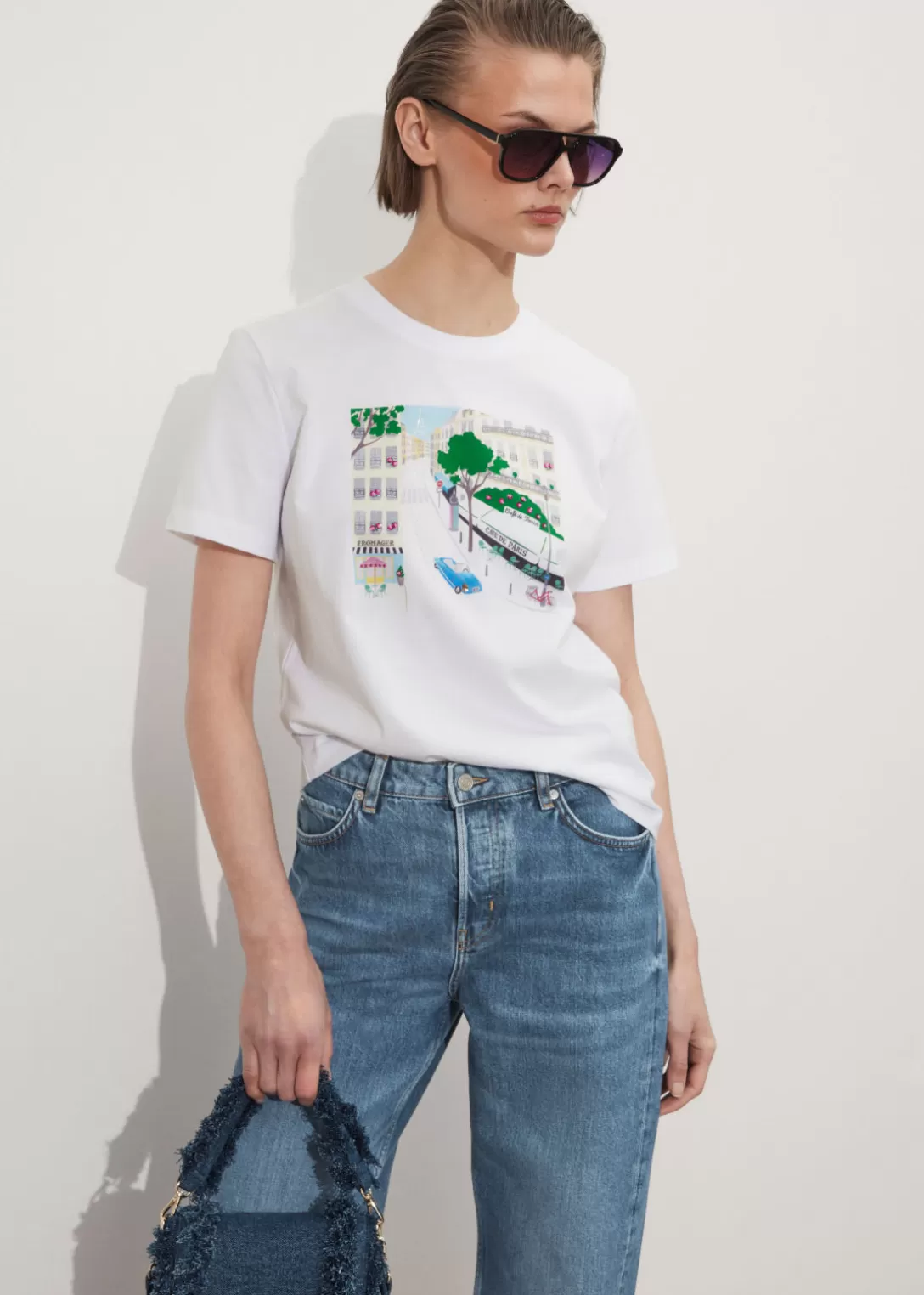 & Other Stories T-shirt Imprimé Imprimé Paris Best